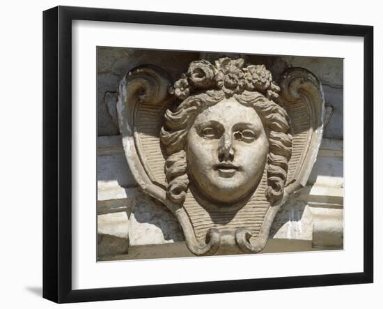 Architectural Detail from Chateau De Pommard, Burgundy, France-null-Framed Giclee Print