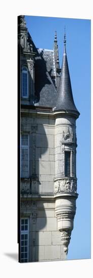 Architectural Detail from Chateau Stephen Liegeard, 1895-1902, Brochon, Burgundy, France-null-Stretched Canvas