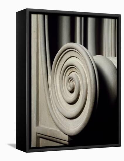 Architectural Detail from Interior of Laurentian Library-null-Framed Stretched Canvas