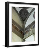 Architectural Detail from Pazzi Chapel, Architect Filippo Brunelleschi-null-Framed Giclee Print