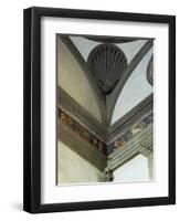 Architectural Detail from Pazzi Chapel, Architect Filippo Brunelleschi-null-Framed Giclee Print