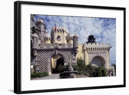 Architectural Detail from Pena National Palace-null-Framed Giclee Print