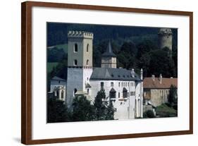 Architectural Detail from Rozmberk Castle-null-Framed Giclee Print