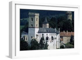 Architectural Detail from Rozmberk Castle-null-Framed Giclee Print