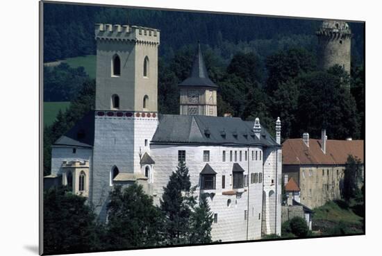 Architectural Detail from Rozmberk Castle-null-Mounted Giclee Print