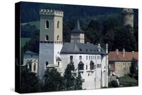 Architectural Detail from Rozmberk Castle-null-Stretched Canvas