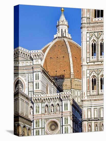 Architectural Detail of a Cathedral, Duomo Santa Maria Del Fiore, Florence, Tuscany, Italy-null-Stretched Canvas