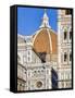 Architectural Detail of a Cathedral, Duomo Santa Maria Del Fiore, Florence, Tuscany, Italy-null-Framed Stretched Canvas