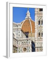 Architectural Detail of a Cathedral, Duomo Santa Maria Del Fiore, Florence, Tuscany, Italy-null-Framed Premium Photographic Print