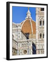 Architectural Detail of a Cathedral, Duomo Santa Maria Del Fiore, Florence, Tuscany, Italy-null-Framed Premium Photographic Print