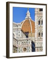 Architectural Detail of a Cathedral, Duomo Santa Maria Del Fiore, Florence, Tuscany, Italy-null-Framed Premium Photographic Print