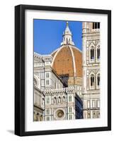 Architectural Detail of a Cathedral, Duomo Santa Maria Del Fiore, Florence, Tuscany, Italy-null-Framed Photographic Print