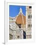 Architectural Detail of a Cathedral, Duomo Santa Maria Del Fiore, Florence, Tuscany, Italy-null-Framed Photographic Print