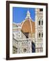 Architectural Detail of a Cathedral, Duomo Santa Maria Del Fiore, Florence, Tuscany, Italy-null-Framed Photographic Print