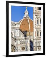 Architectural Detail of a Cathedral, Duomo Santa Maria Del Fiore, Florence, Tuscany, Italy-null-Framed Photographic Print