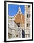 Architectural Detail of a Cathedral, Duomo Santa Maria Del Fiore, Florence, Tuscany, Italy-null-Framed Photographic Print