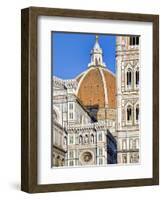 Architectural Detail of a Cathedral, Duomo Santa Maria Del Fiore, Florence, Tuscany, Italy-null-Framed Photographic Print