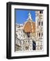 Architectural Detail of a Cathedral, Duomo Santa Maria Del Fiore, Florence, Tuscany, Italy-null-Framed Photographic Print