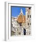 Architectural Detail of a Cathedral, Duomo Santa Maria Del Fiore, Florence, Tuscany, Italy-null-Framed Photographic Print