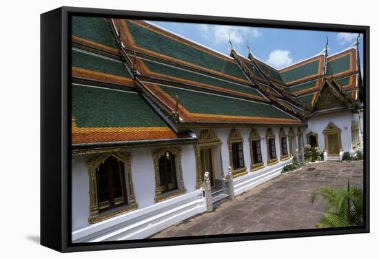 Architectural Detail of Royal Palace in Bangkok, Thailand, 18th-19th Century-null-Framed Stretched Canvas