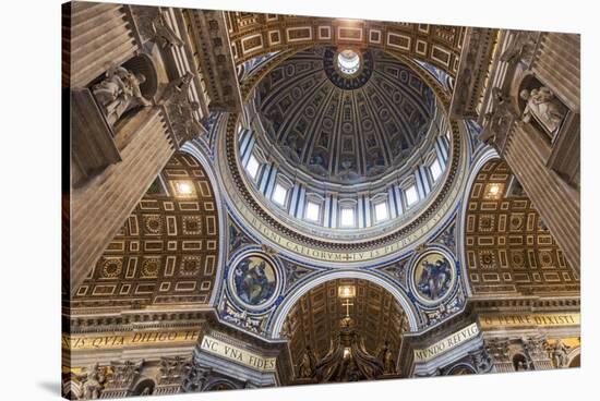 Architectural Detail of the Interior of St. Peter's Basilica, Vatican City, the Vatican.-Cahir Davitt-Stretched Canvas