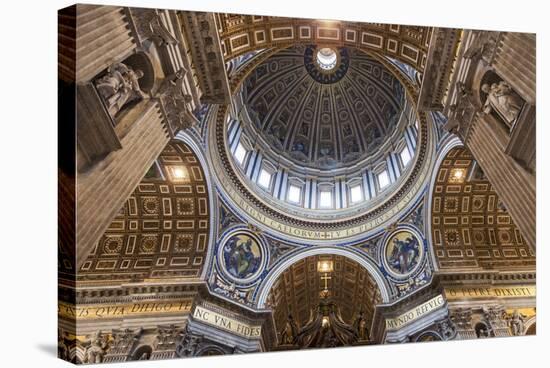 Architectural Detail of the Interior of St. Peter's Basilica, Vatican City, the Vatican.-Cahir Davitt-Stretched Canvas