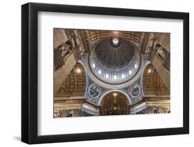 Architectural Detail of the Interior of St. Peter's Basilica, Vatican City, the Vatican.-Cahir Davitt-Framed Photographic Print