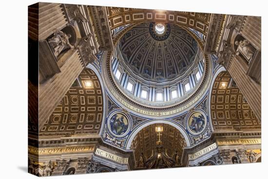 Architectural Detail of the Interior of St. Peter's Basilica, Vatican City, the Vatican.-Cahir Davitt-Stretched Canvas