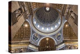 Architectural Detail of the Interior of St. Peter's Basilica, Vatican City, the Vatican.-Cahir Davitt-Stretched Canvas