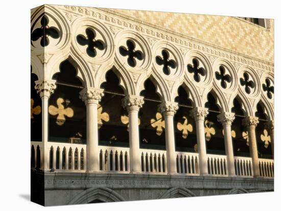 Architectural Detail of the Palazzo Ducale (Doge's Palace), Venice, Veneto, Italy, Europe-Sergio Pitamitz-Stretched Canvas