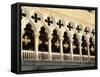 Architectural Detail of the Palazzo Ducale (Doge's Palace), Venice, Veneto, Italy, Europe-Sergio Pitamitz-Framed Stretched Canvas