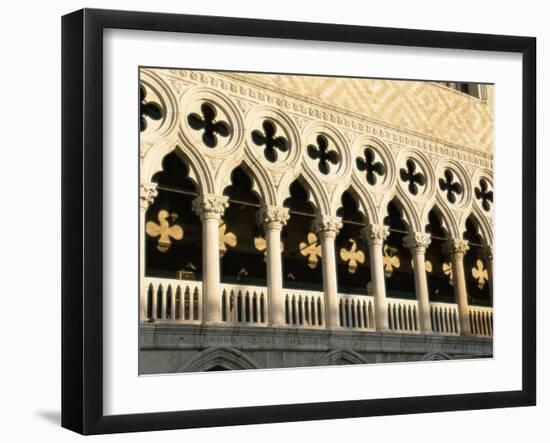 Architectural Detail of the Palazzo Ducale (Doge's Palace), Venice, Veneto, Italy, Europe-Sergio Pitamitz-Framed Photographic Print