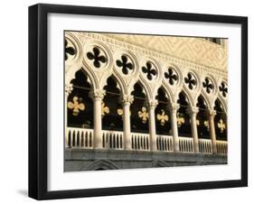 Architectural Detail of the Palazzo Ducale (Doge's Palace), Venice, Veneto, Italy, Europe-Sergio Pitamitz-Framed Photographic Print