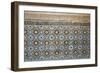 Architectural Detail of Traditional Zelliges and Frieze, Marrakesh, Morocco, North Africa, Africa-Guy Thouvenin-Framed Photographic Print