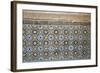 Architectural Detail of Traditional Zelliges and Frieze, Marrakesh, Morocco, North Africa, Africa-Guy Thouvenin-Framed Photographic Print