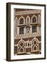 Architectural Detail, Old City of Sanaa, UNESCO World Heritage Site, Yemen, Middle East-Bruno Morandi-Framed Photographic Print