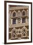 Architectural Detail, Old City of Sanaa, UNESCO World Heritage Site, Yemen, Middle East-Bruno Morandi-Framed Photographic Print