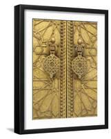 Architectural Detail, Royal Palace, Fez, Morocco, North Africa, Africa-Robert Harding-Framed Photographic Print