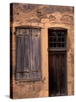 Architectural Detail, Yonne, Burgundy, France-Walter Bibikow-Stretched Canvas