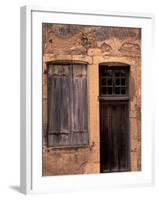 Architectural Detail, Yonne, Burgundy, France-Walter Bibikow-Framed Photographic Print