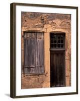 Architectural Detail, Yonne, Burgundy, France-Walter Bibikow-Framed Photographic Print