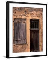 Architectural Detail, Yonne, Burgundy, France-Walter Bibikow-Framed Photographic Print