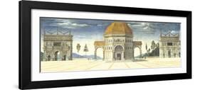 Architectural Detail-Pietro Perugino-Framed Art Print