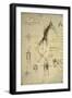Architectural Details and Section of Cupola of the Duomo in Milan-Leonardo da Vinci-Framed Giclee Print