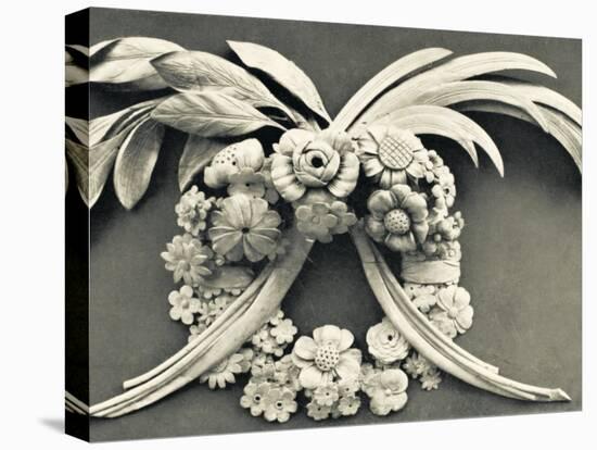 Architectural Details - Carving by Grinling Gibbons-null-Stretched Canvas