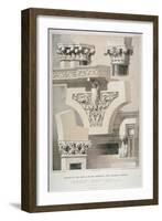 Architectural Details, Fleet Street, City of London, 1861-Robert Dudley-Framed Giclee Print