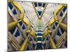 Architectural Details Inside Burj Al Arab Hotel, Dubai, United Arab Emirates-Keren Su-Mounted Premium Photographic Print