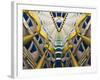 Architectural Details Inside Burj Al Arab Hotel, Dubai, United Arab Emirates-Keren Su-Framed Photographic Print