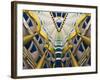 Architectural Details Inside Burj Al Arab Hotel, Dubai, United Arab Emirates-Keren Su-Framed Photographic Print