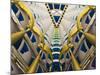 Architectural Details Inside Burj Al Arab Hotel, Dubai, United Arab Emirates-Keren Su-Mounted Photographic Print